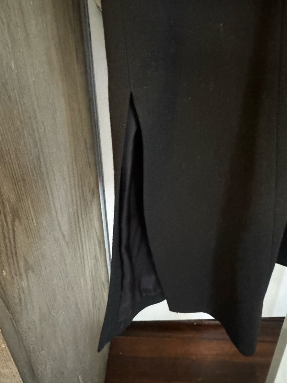 Givenchy Vintage Black Jacket Vest with Button and Gold Logo Accent, Side Slits - Picture 6 of 6